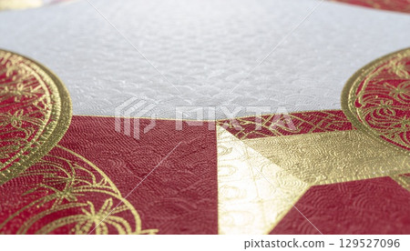 日式圖案、日式風格圖像背景素材(金色、白色、紅色) 日式圖案、日式風格圖像背景素材(金色、白色、紅色) 129527096
