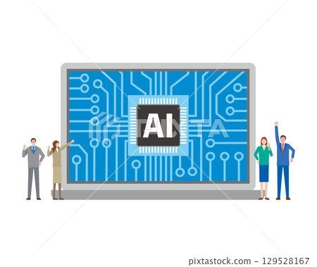Artificial Intelligence PC and People Artificial Intelligence PC and People 129528167