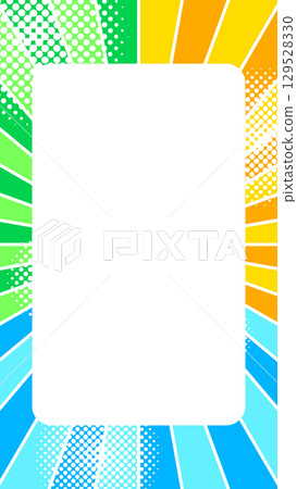 Colorful summer radial and concentrated line background illustration Colorful summer radial and concentrated line background illustration 129528330