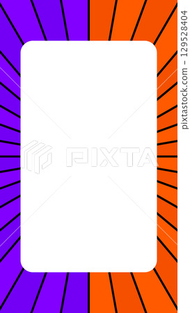 Colorful summer radial and concentrated line background illustration 129528404