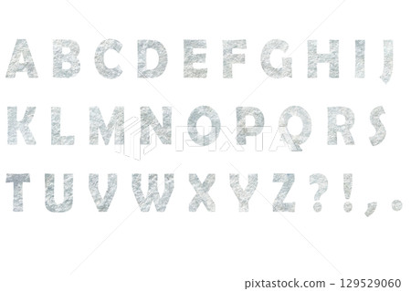 字母 2 大寫白牆紋理 字母 2 大寫白牆紋理 129529060