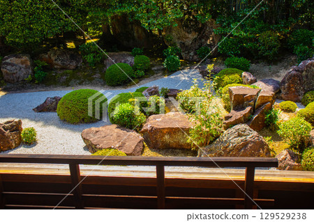[Kyoto Scenery] Taizoin Temple: Two elegant gardens: dry landscape garden and pond-style garden 129529238