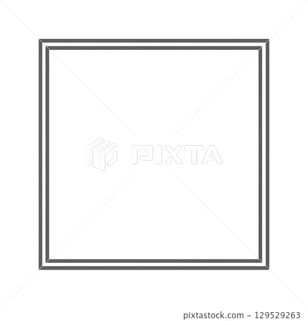 簡單的單色雙線框 129529263