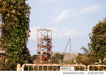 Scenery of the ruined island Scenery of the ruined island 129530708