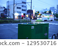 Green boxes installed in the city 129530716