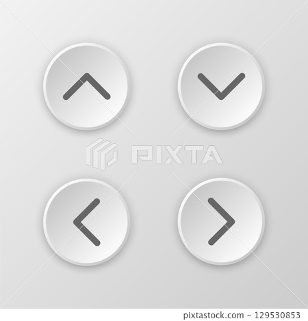 arrow up down right left button 129530853