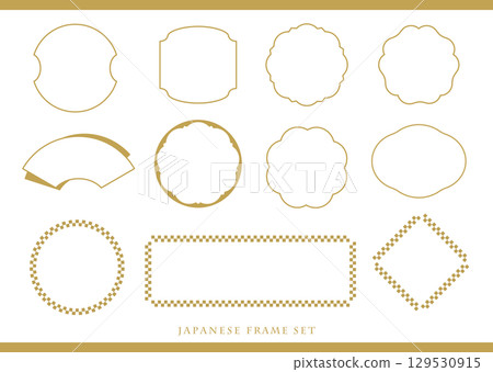 Simple Japanese-style frame 129530915