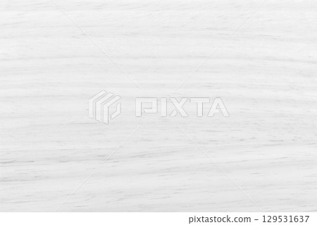 White wooden wall background, texture of bark wood with old natural pattern for design art work, top view of grain timber. 129531637