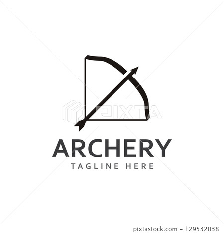 Archery logo vector illustration icon Template design 129532038