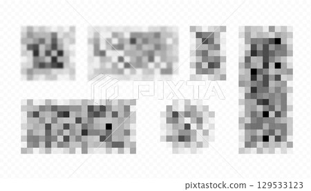 Censor pixel blur effects 129533123