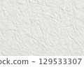 Textured White Paper Background with Crumpled Surface Ideal 129533307