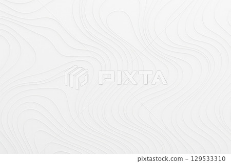 An Abstract Representation of Fluid Motion in Soft White Hues with Elegantly  129533310