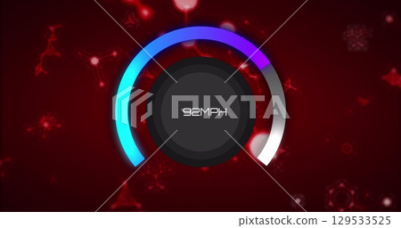 Image of nft text over pink background 129533525