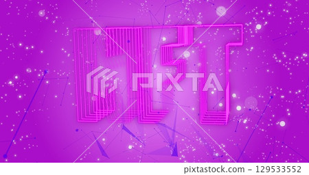 Image of nft text over pink background Image of nft text over pink background 129533552