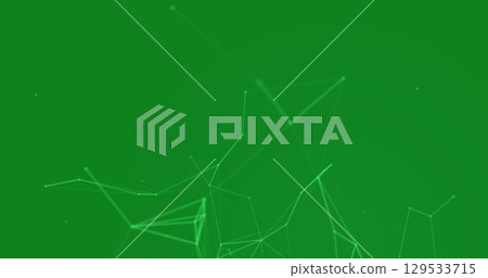 Image of data processing over green background Image of data processing over green background 129533715