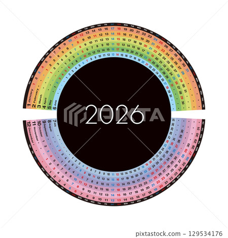 2026 Annual Circular Calendar 129534176