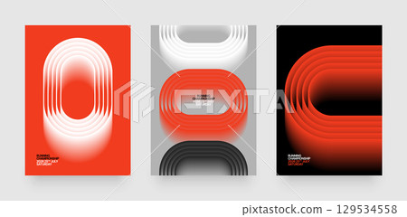 Layout template for sports event or competition. 129534558