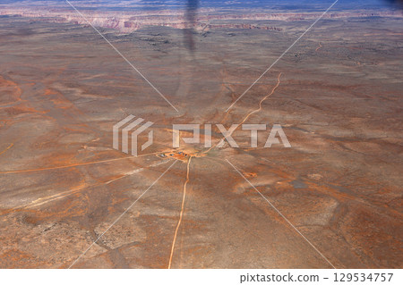 Aerial view of Colorado grand canyon, Arizona, usa 129534757