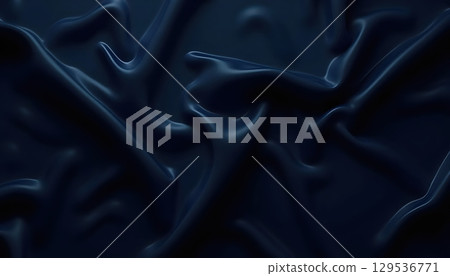 Refined Abstract Cloth Design With Deep Blue Folds Refined Abstract Cloth Design With Deep Blue Folds 129536771