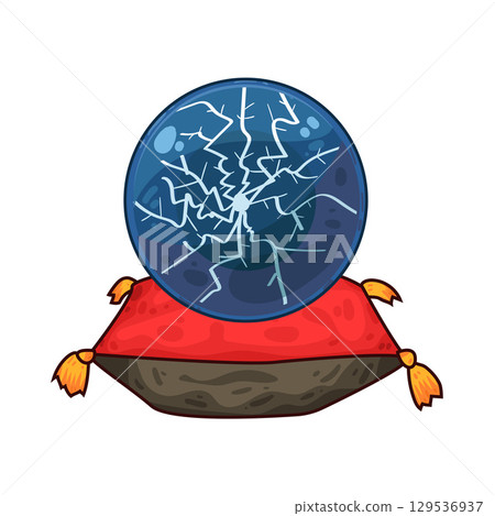 illustration of plasma ball 129536937