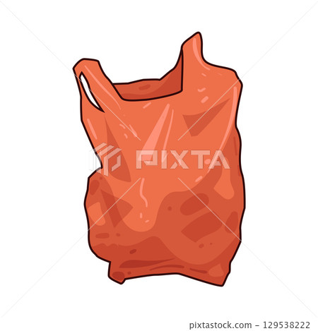 illustration of plastic bag 129538222