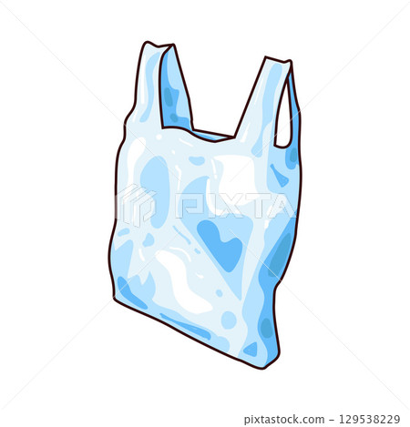 illustration of plastic bag 129538229
