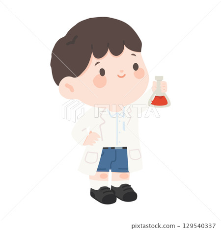Cartoon Boy Washing Hands Illustration Cartoon Boy Washing Hands Illustration 129540337