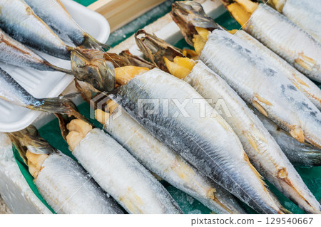 Scenery of Hakodate Morning Market, Hokkaido 129540667