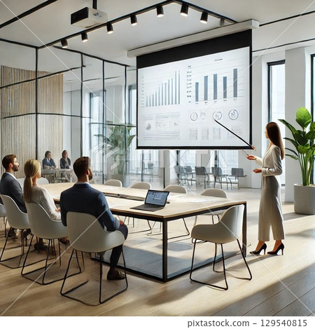 Business people meeting in a conference room 129540815