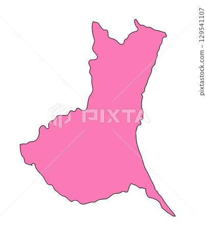 日本茨城縣地圖 129541107