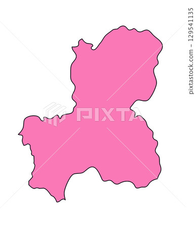Map of Japan Gifu Prefecture 129541135