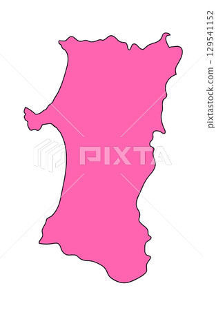 Map of Japan Akita 129541152
