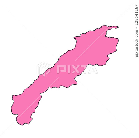 Map of Japan Shimane Prefecture Map of Japan Shimane Prefecture 129541167