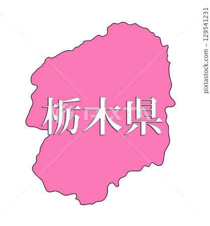 Map of Japan Tochigi Prefecture 129541231