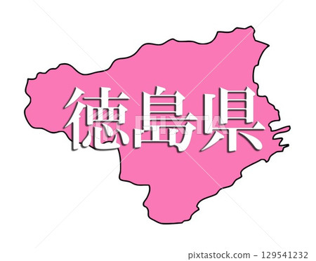 日本德島縣地圖 129541232