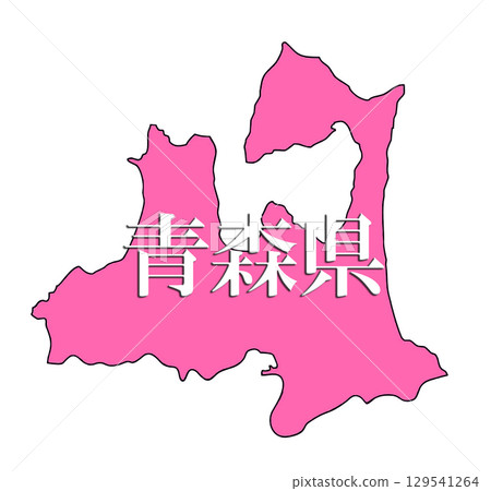 日本青森縣地圖 129541264