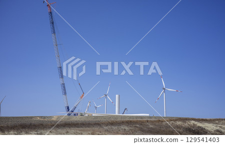 Installation of eco wind turbine 129541403