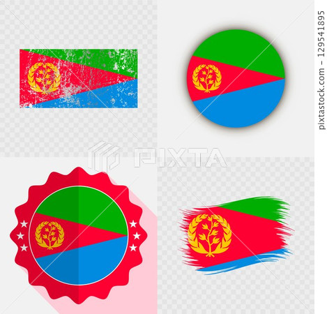 Eritrea National Flag Icon Collection. 129541895
