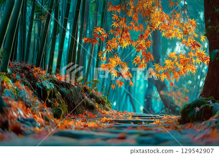 竹林的秋天 竹林的秋天 129542907