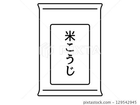 Simple rice koji icon 129542945