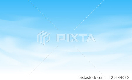 blue sky and cloud. abstract nature landscape cartoon background decoration blue sky and cloud. abstract nature landscape cartoon background decoration 129544080