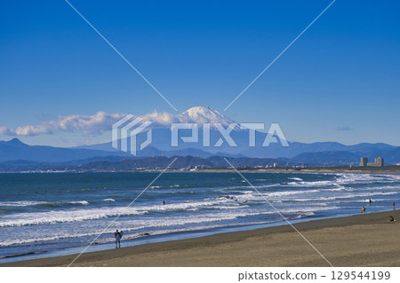 [Fujisawa City] Scenery of Kugenuma Coast 129544199
