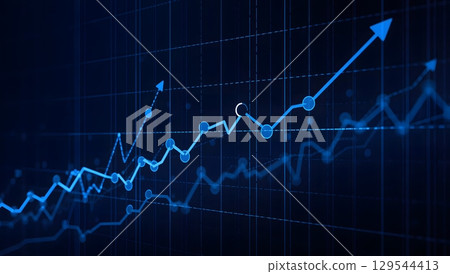 Financial Growth and Metrics Visualization 129544413