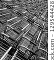 View of many metal transport carts. 129544428