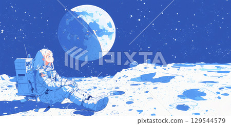 一個熱愛太空的女孩 129544579