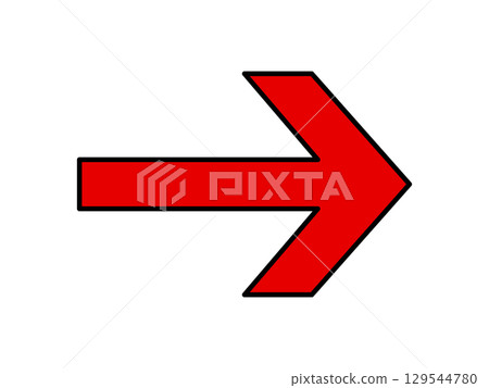 Sharp rightward red arrow Sharp rightward red arrow 129544780