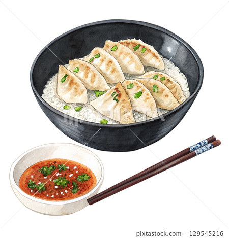 Watercolor illustration of Food Clipart PNG White Background 129545216