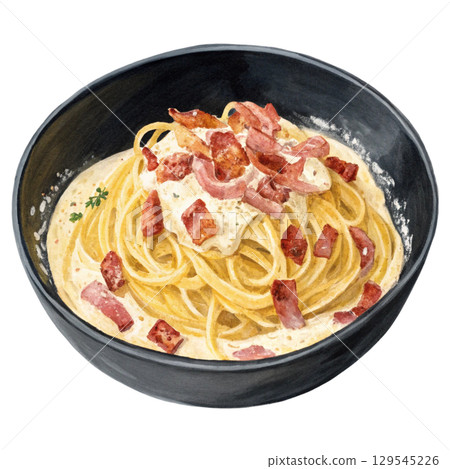 Watercolor illustration of Food Clipart PNG White Background 129545226