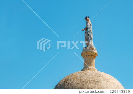 Vierge du Port on dome in Ile Saint-Honorat 129545559