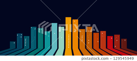 Abstract business geometrical technology and science background 129545949